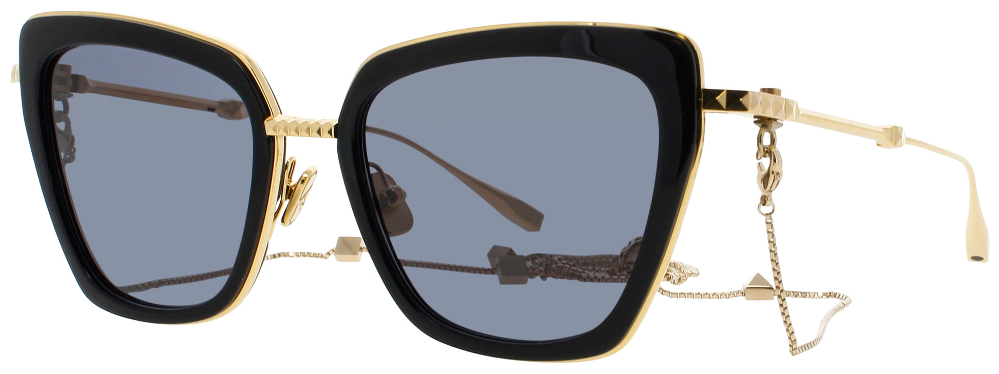 VALENTINO V - DAYDREAM II Frame BLACK / GOLD Lens  GREY