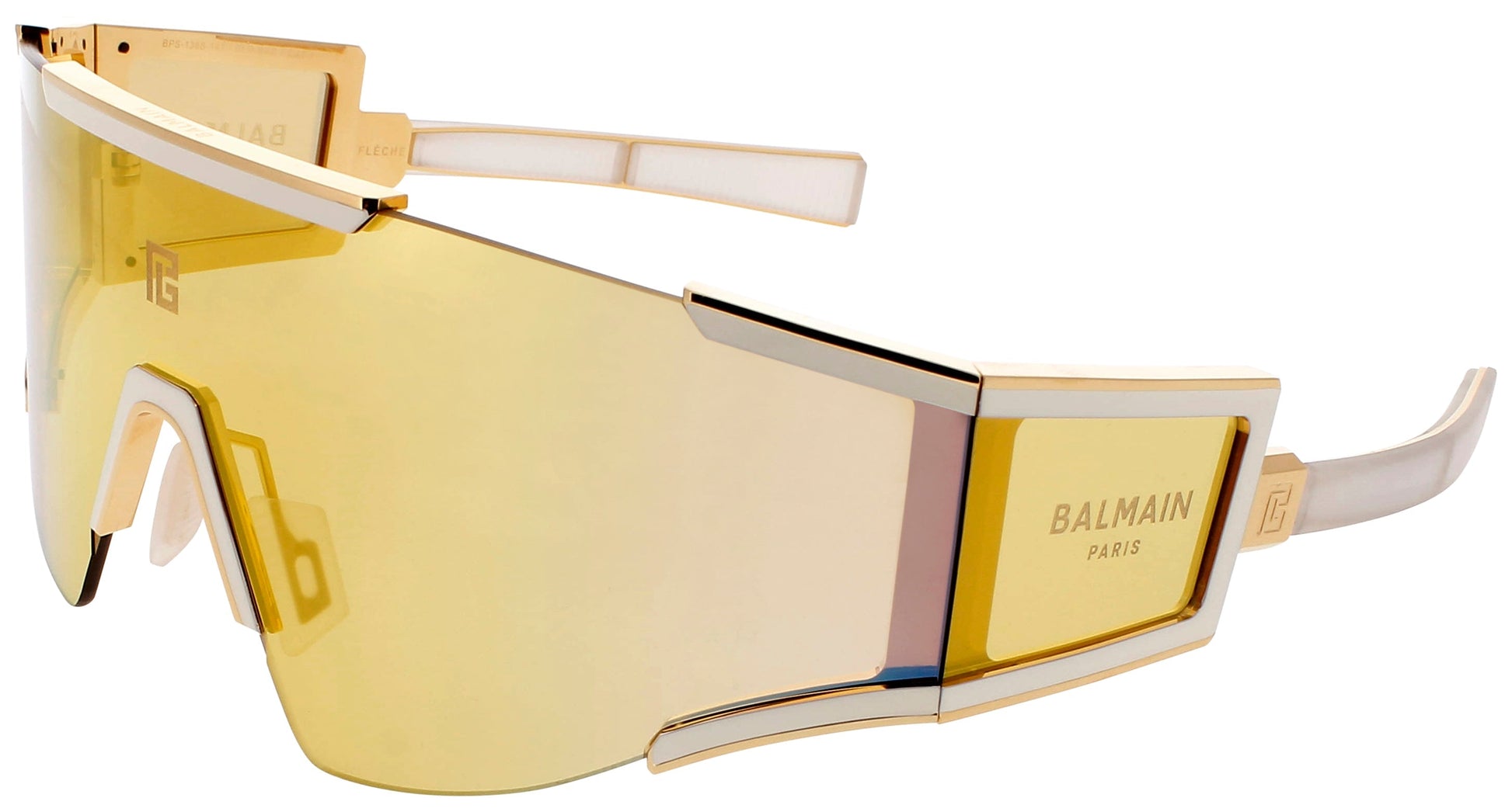 BALMAIN FLECHE Frame GOLD/BONE ENAMEL Lens BRONZE MIRROR
