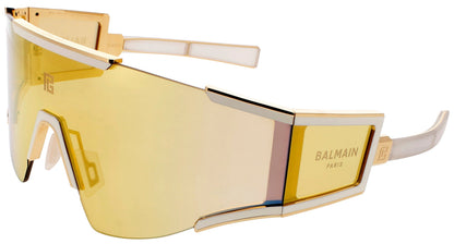 BALMAIN FLECHE Frame GOLD/BONE ENAMEL Lens BRONZE MIRROR
