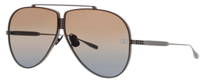 VALENTINO XVI-VLS Frame BLACK/GREY Lens BROWN/GREY
