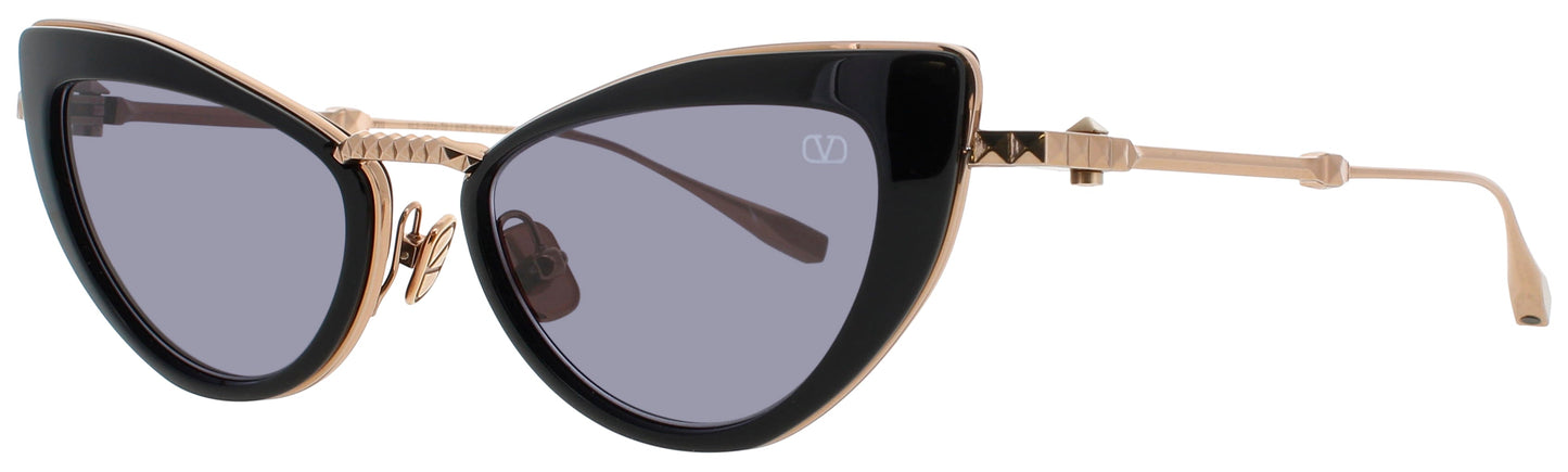 VALENTINO VIII Frame ROSE GOLD / BLACK Lens  GREY