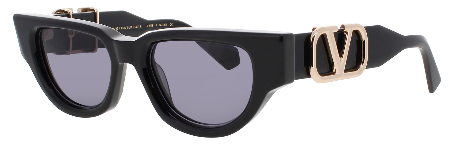 VALENTINO V-DUE-VLS Frame BLACK/ROSE GOLD Lens GREY