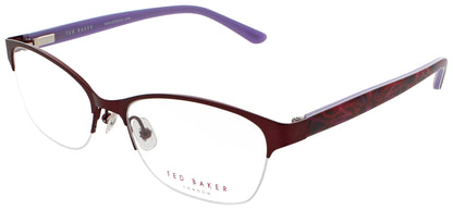 TED BAKER B718 Frame BURGUNDY Lens DEMO