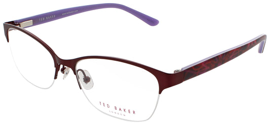 TED BAKER B718 Frame BURGUNDY Lens DEMO