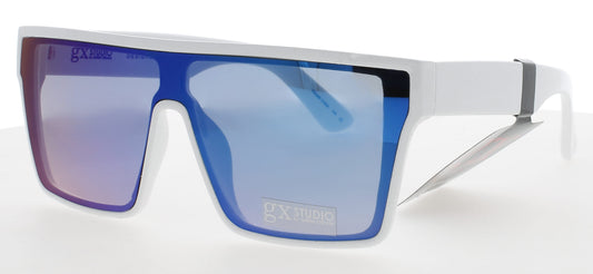 GX GXS02 Frame WHITE Lens BLUE GREEN MIRROR