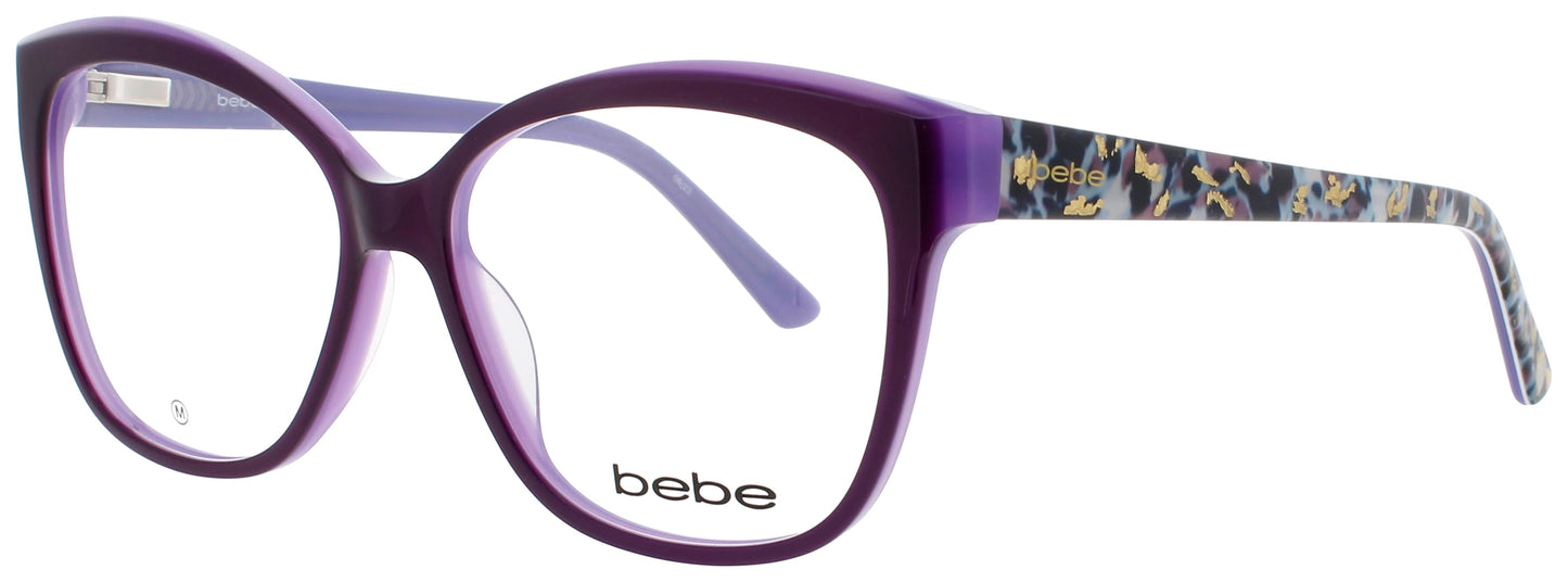 BEBE BB5214 Frame PLUM Lens DEMO