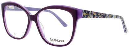 BEBE BB5214 Frame PLUM Lens DEMO