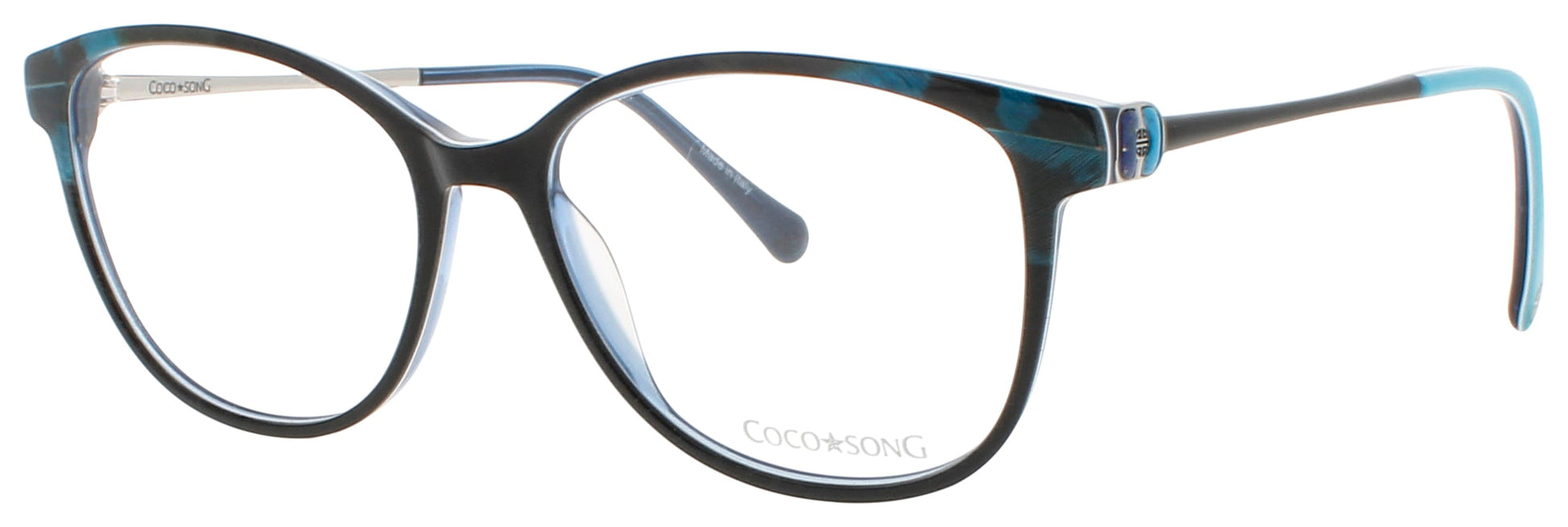 COCO SONG WAITING SOMEONE Frame BLACK BLUE Lens DEMO