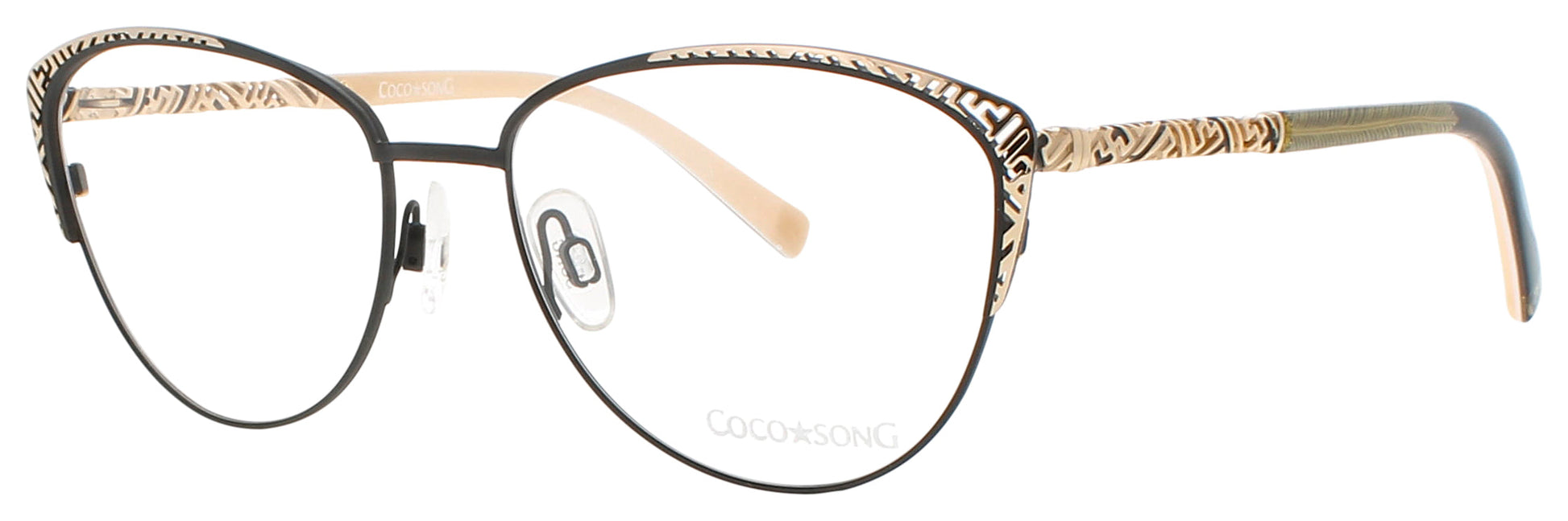 COCO SONG LAST AFTERNOON Frame BRONZE BEIGE Lens DEMO