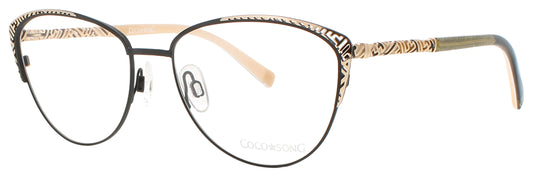 COCO SONG LAST AFTERNOON Frame BRONZE BEIGE Lens DEMO