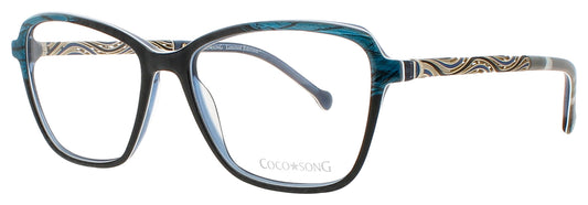 COCO SONG FALLING ANGEL Frame BLACK BLUE Lens DEMO