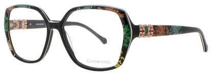 COCO SONG OTHER SIDE Frame BLACK MULTI Lens DEMO