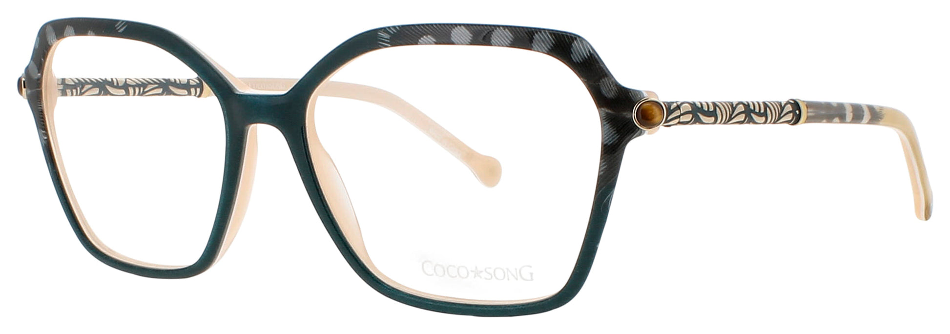 COCO SONG RICH GIRL Frame GREEN BLACK Lens DEMO