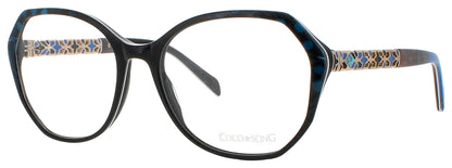 COCO SONG SWEET SKY Frame BLACK BLUE Lens DEMO