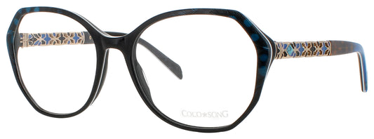 COCO SONG SWEET SKY Frame BLACK BLUE Lens DEMO