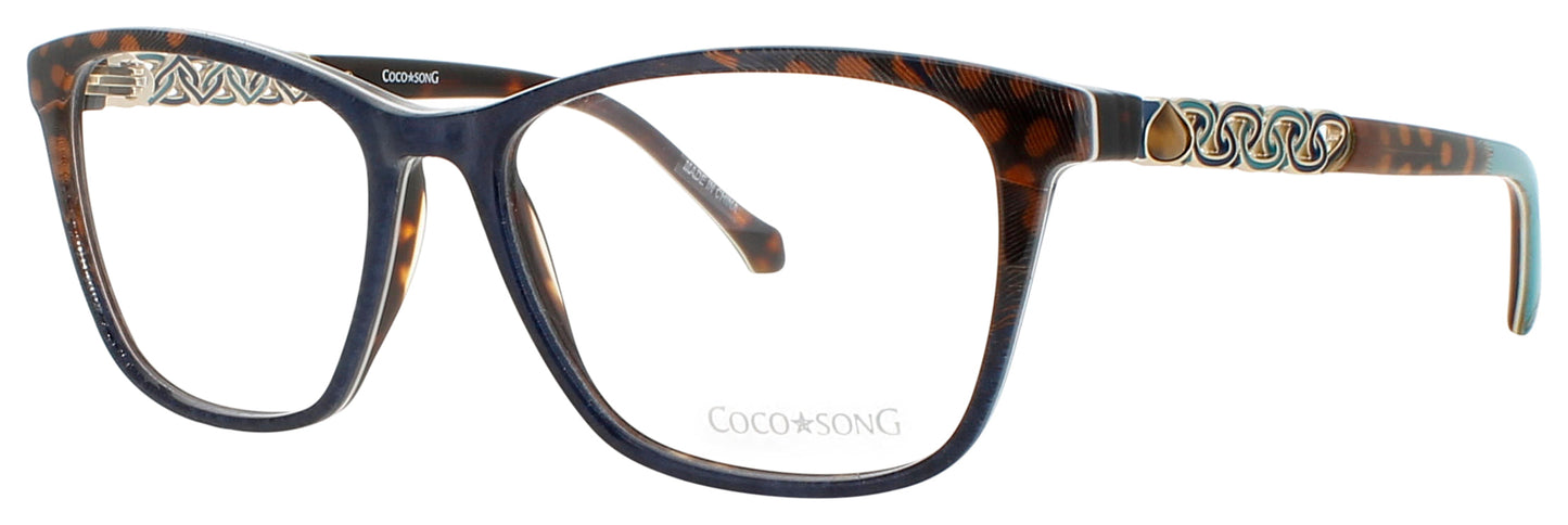 COCO SONG BLUE EYES Frame BLUE BROWN Lens DEMO