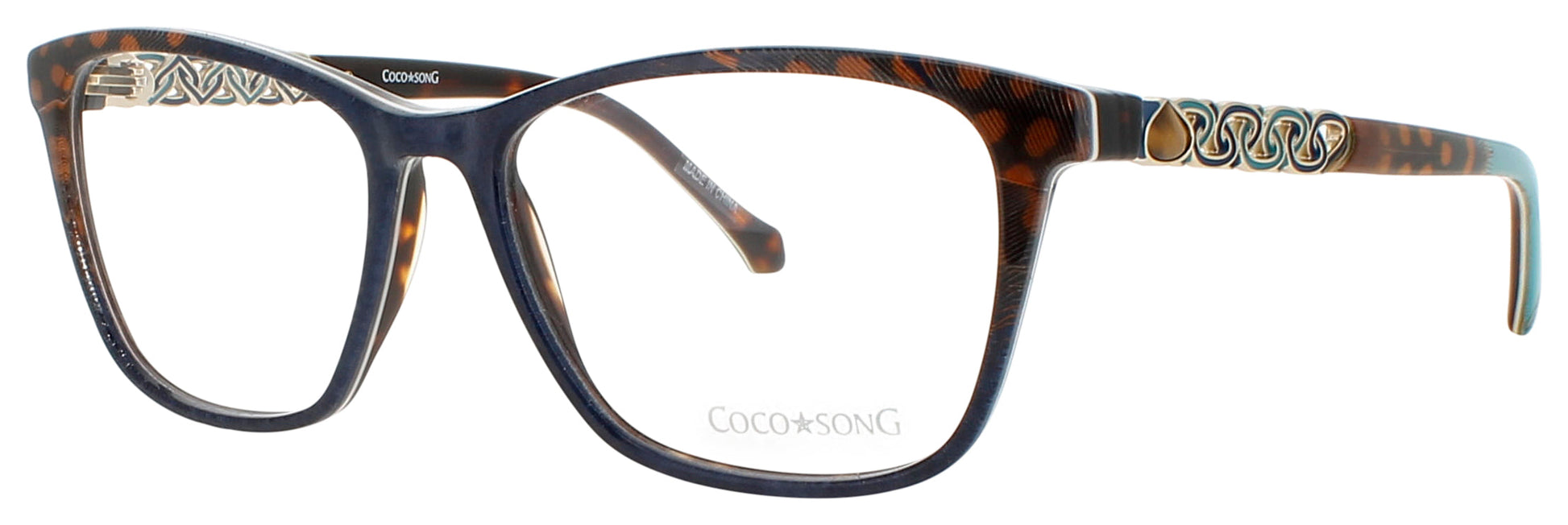 COCO SONG BLUE EYES Frame BLUE BROWN Lens DEMO