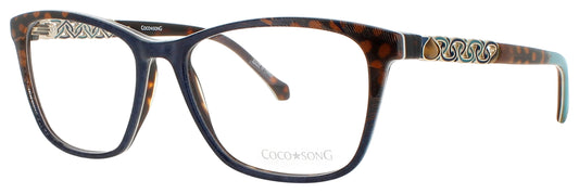 COCO SONG BLUE EYES Frame BLUE BROWN Lens DEMO