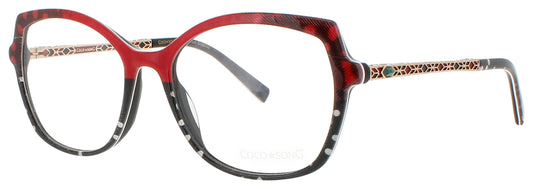 COCO SONG LONG NIGHT Frame BLACK RED Lens DEMO