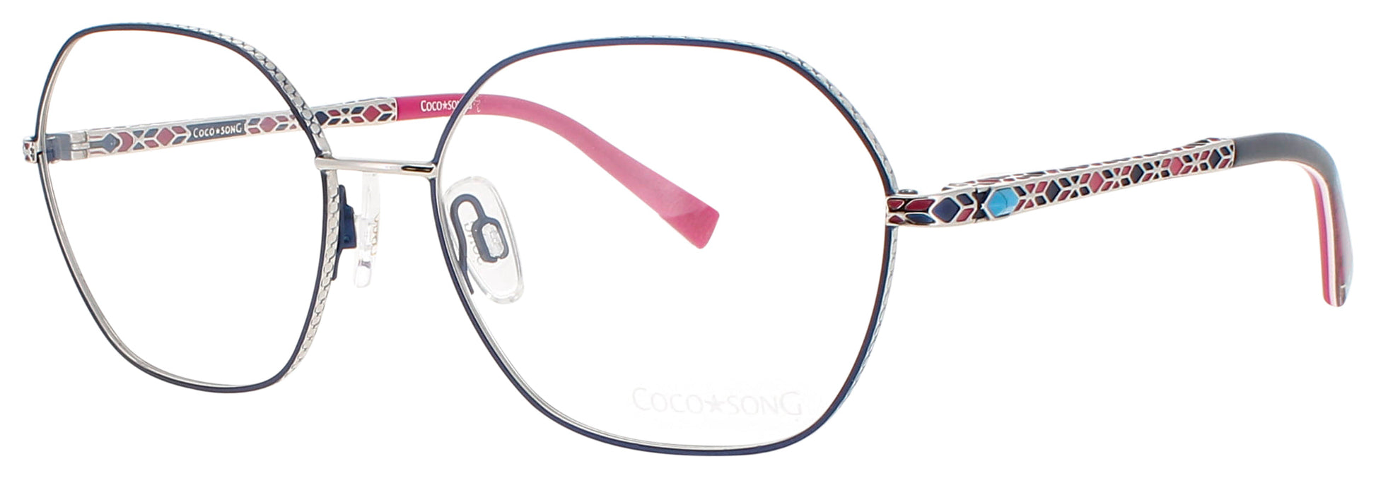 COCO SONG SLOWMOTION LOVER Frame SILVER PINK Lens DEMO
