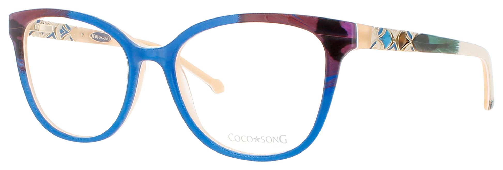 COCO SONG SOMETHING COOL Frame BLUE PURUPLE Lens DEMO