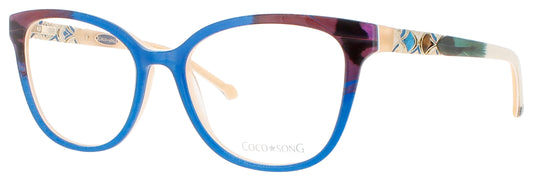 COCO SONG SOMETHING COOL Frame BLUE PURUPLE Lens DEMO