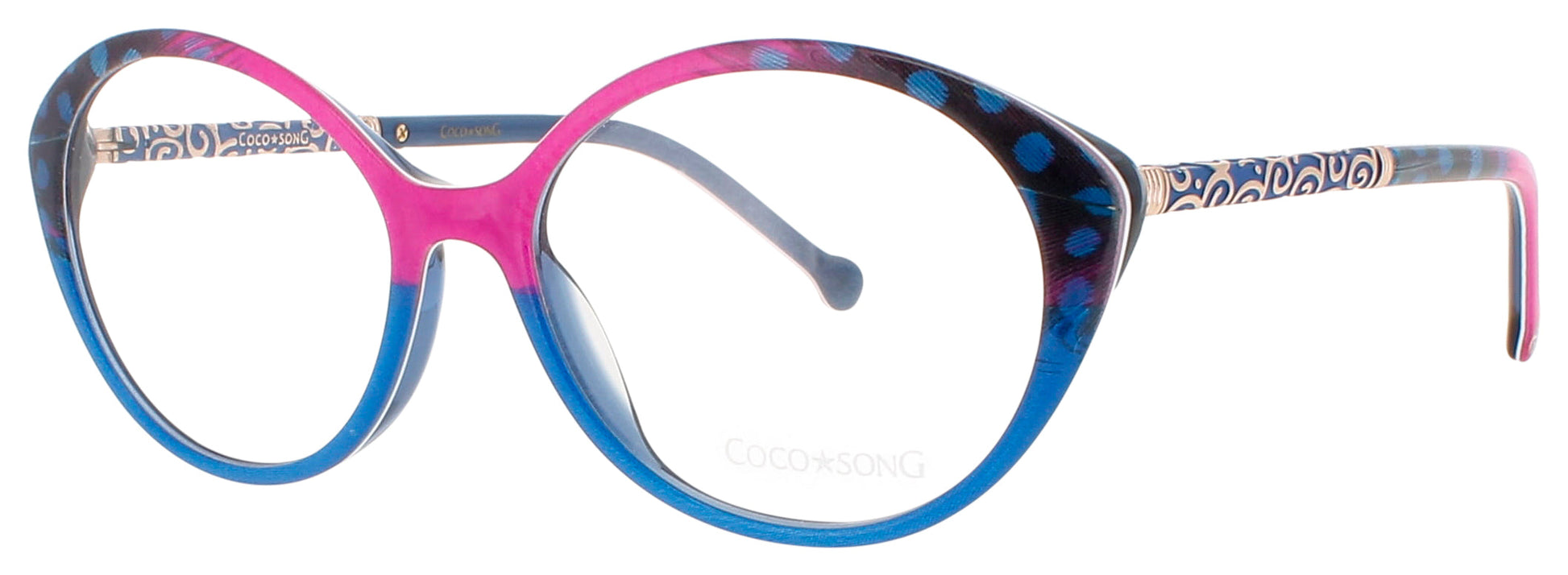 COCO SONG RUNNING JEANS Frame BLUE PINK Lens DEMO