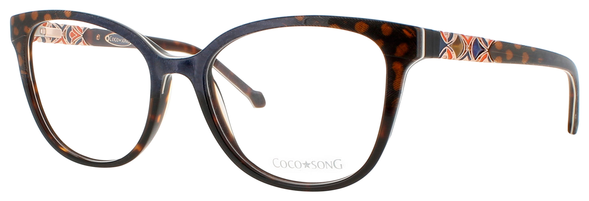 COCO SONG SOMETHING COOL Frame BROWN BLUE Lens DEMO