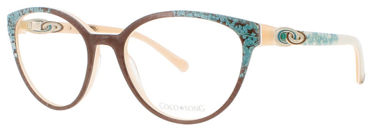 COCO SONG SWING ALONE Frame BROWN NUDE Lens DEMO
