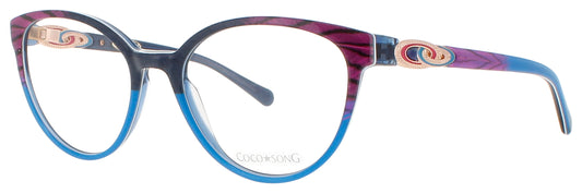 COCO SONG SWING ALONE Frame BLUE PURPLE Lens DEMO