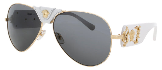 VERSACE 0VE2150Q Frame GOLD Lens SMOKE