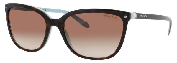 TIFFANY & CO TF4105HB Frame HAVANA / TIFFANY BLUE Lens BROWN GRADIENT