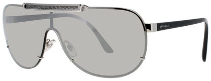 VERSACE VE2140 Frame SILVER Lens LIGHT GREY MIRROR SILVER