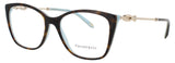 TIFFANY & CO TF2160B Frame HAVANA ON TIFFANY BLUE Lens DEMO