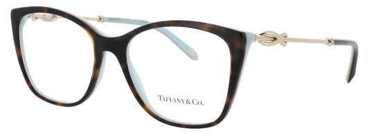 TIFFANY & CO TF2160B Frame HAVANA ON TIFFANY BLUE Lens DEMO