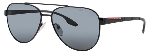 PRADA PS 54TS Frame SHINY BLACK Lens SMOKE