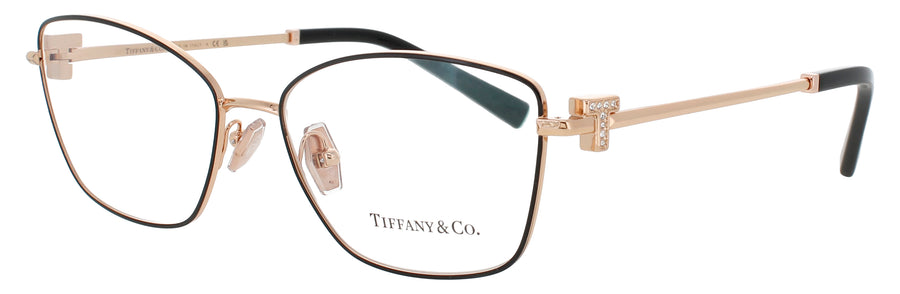TIFFANY & CO TF1160B Frame BLACK ON ROSE GOLD Lens DEMO