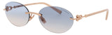 TIFFANY & CO TF3104D Frame ROSE GOLD Lens BLUE TO BROWN GRADIENT