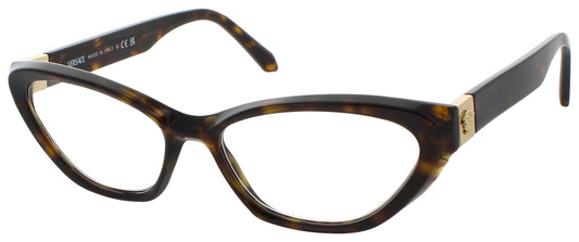 VERSACE 0VE3356 Frame HAVANA Lens DEMO