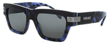 VERSACE 0VE4464 Frame HAVANA BLUE Lens SMOKE
