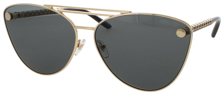 VERSACE 0VE2267 Frame GOLD Lens DARK GREY