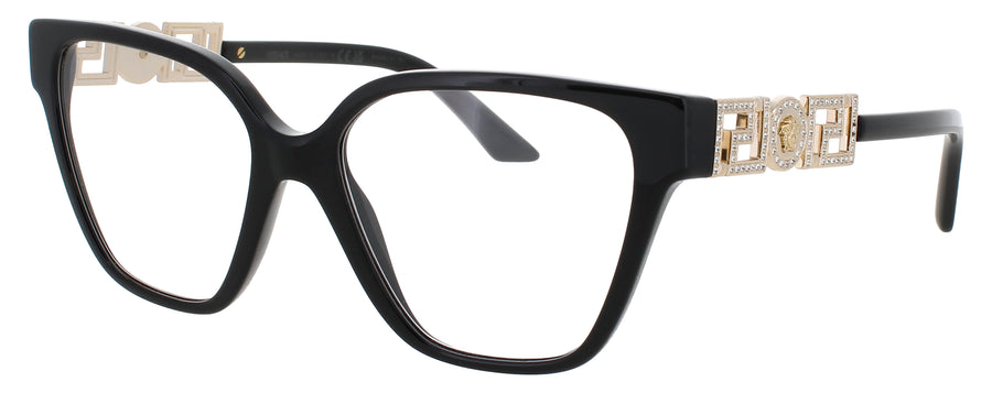VERSACE 0VE3358B Frame BLACK Lens DEMO