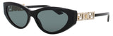 VERSACE 0VE4470B Frame BLACK/GOLD Lens SMOKE