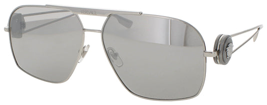 VERSACE 0VE2269 Frame SILVER Lens LIGHT GREY MIRROR SILVER