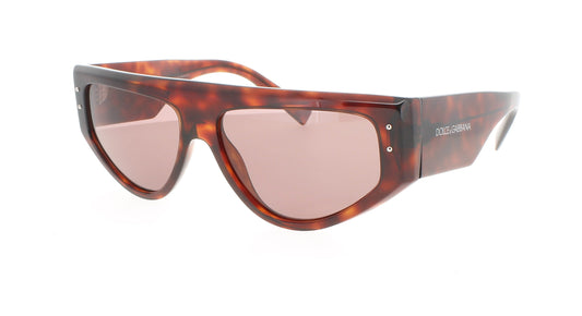 DOLCE & GABBANA 0DG4461 Frame HAVANA RED Lens DARK VIOLET