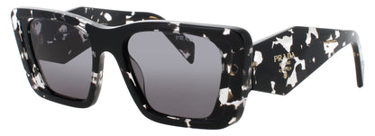 PRADA PR 08YS Frame BLACK CRYSTAL TORTOISE Lens POLARIZED DARK GREY