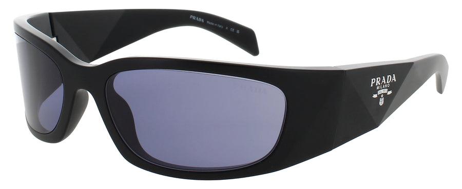 PRADA PR A19S Frame MATTE BLACK Lens DARK VIOLET