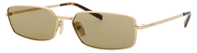 PRADA PR A60S Frame GOLD Lens OLIVE GREEN