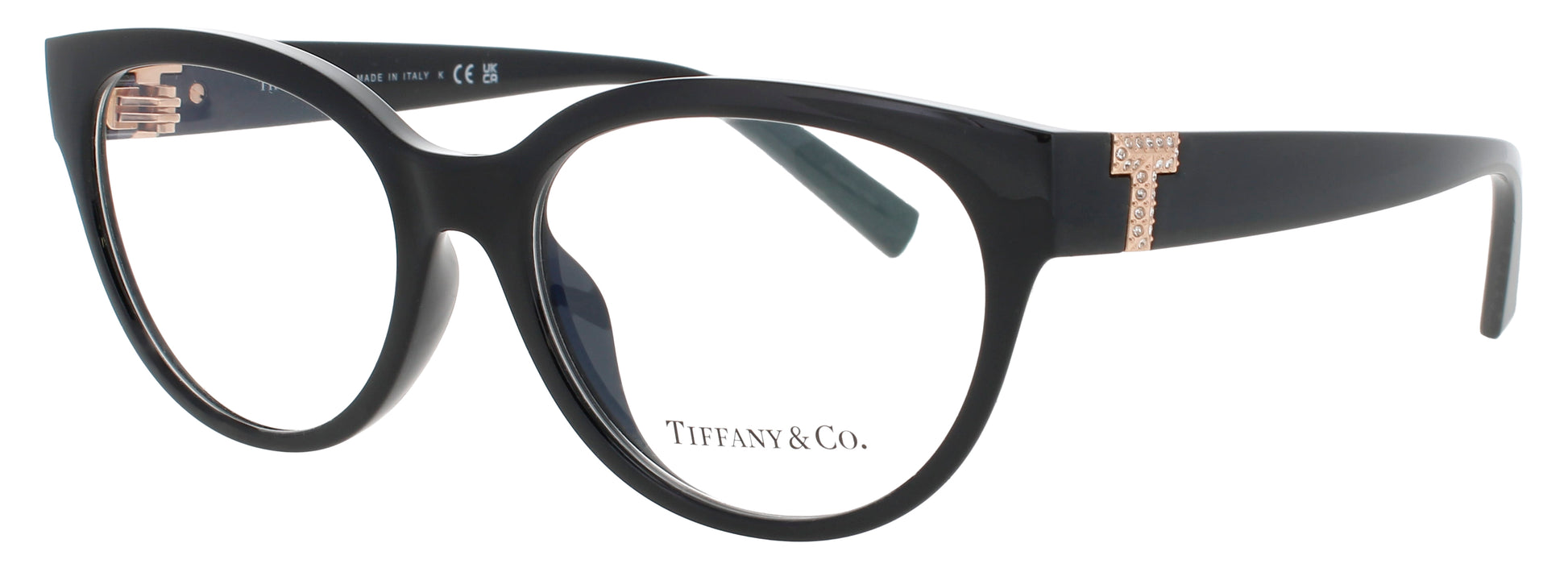 TIFFANY & CO TF2258BU Frame BLACK / GOLD Lens DEMO