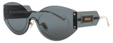 VERSACE 0VE2276 Frame GOLD Lens SMOKE